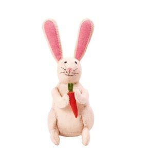 Arcadia Home bunny in hand felt wool